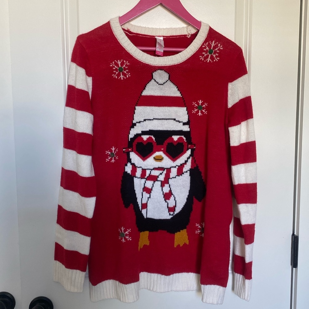 No Boundaries Penguin Ugly Christmas‎ Sweater
